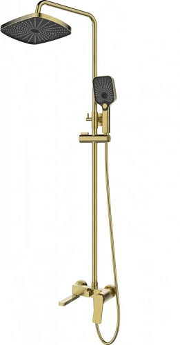 Душевая система Esbano GEMINI (ESDSGEMI-DSSG) брашированое золото 1670x489x190 Душевая система Esbano GEMINI (ESDSGEMI-DSSG) брашированое золото 1670x489x190