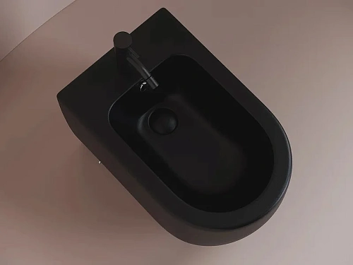 Биде напольное Ceramica Nova METROPOL CN4005MB черный матовый Биде напольное Ceramica Nova METROPOL CN4005MB черный матовый