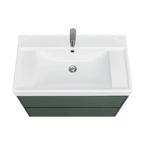 Тумба под раковину Roca Ona 800 зеленый матовый 2 ящика A857630513 Тумба под раковину Roca Ona 800 зеленый матовый 2 ящика A857630513