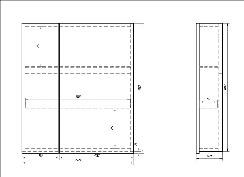Зеркальный шкаф DREJA ALMI, 60 см, 2 дверцы, 4 стеклянные полки, белый 99.9009 Зеркальный шкаф DREJA ALMI, 60 см, 2 дверцы, 4 стеклянные полки, белый 99.9009