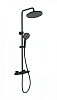 Душевая система Wonzon &amp; Woghand с термостатом, черный матовый (WW-B3045-A-MB)