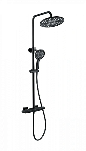 Душевая система Wonzon & Woghand с термостатом, черный матовый (WW-B3045-A-MB) Душевая система Wonzon & Woghand с термостатом, черный матовый (WW-B3045-A-MB)