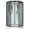 Картинка анонса товара «душевая кабина niagara premium ng-6901-01d black (900х900х2200) низкий поддон (16 см) стекло тонированное 69010134dblack»
