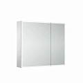 Зеркальный шкаф Sancos Evoke SC8080 800x700х136 мм из алюминия с LED подсветкой Зеркальный шкаф Sancos Evoke SC8080 800x700х136 мм из алюминия с LED подсветкой