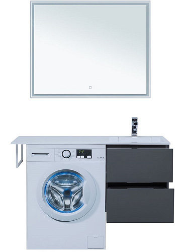 Тумба под раковину Aquanet Алвита 48 серый антрацит 00243662 Тумба под раковину Aquanet Алвита 48 серый антрацит 00243662