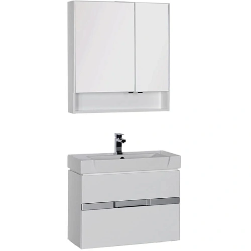 Комплект мебели Aquanet Виго 80 белый 00183671 Комплект мебели Aquanet Виго 80 белый 00183671