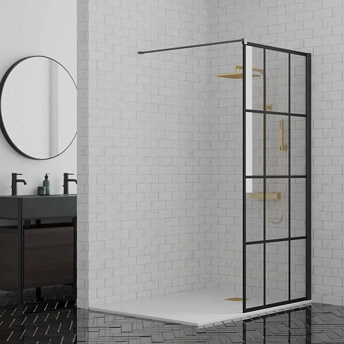 Душевая перегородка Paini PAINI-WalkIN80G 80x195 рисунок решетка Душевая перегородка Paini PAINI-WalkIN80G 80x195 рисунок решетка