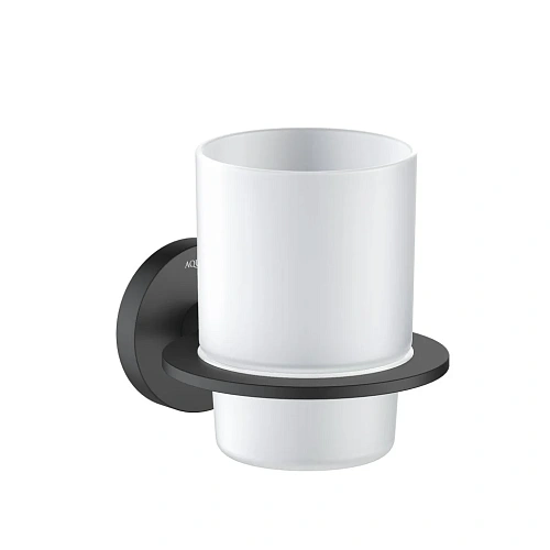 Стакан Aquatek ОБЕРОН AQ4204MB черный матовый Стакан Aquatek ОБЕРОН AQ4204MB черный матовый