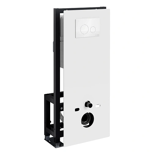 Инсталляция для унитаза WasserKRAFT Glan 66TLT.010.ME.WH.WM02 с клавишей смыва белый Инсталляция для унитаза WasserKRAFT Glan 66TLT.010.ME.WH.WM02 с клавишей смыва белый