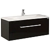 Тумба с раковиной Aquaton Мадрид 100 М черный глянец 1A1269K0MA950 Тумба с раковиной Aquaton Мадрид 100 М черный глянец 1A1269K0MA950