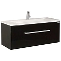 Тумба с раковиной Aquaton Мадрид 100 М черный глянец 1A1269K0MA950 Тумба с раковиной Aquaton Мадрид 100 М черный глянец 1A1269K0MA950
