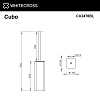 Ершик для унитаза WHITECROSS Cubo CU2476BL черный матовый Ершик для унитаза WHITECROSS Cubo CU2476BL черный матовый