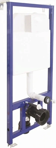 Комплект унитаза BERGES FLOE Rimless с инсталляцией NOVUM525, кнопка F3 хром глянец, сидение микроли 043223 Комплект унитаза BERGES FLOE Rimless с инсталляцией NOVUM525, кнопка F3 хром глянец, сидение микроли 043223