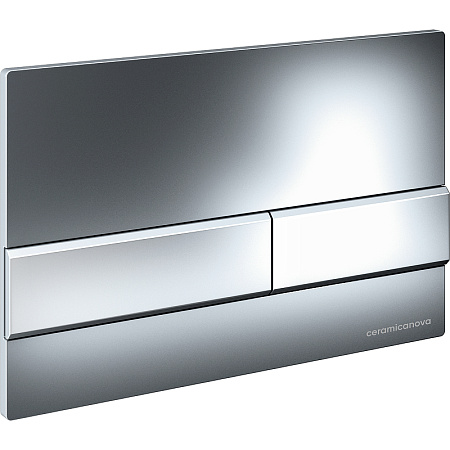 Комплект унитаза Ceramica Nova Metropol Rimless CN4002 c шумоизоляцией CN1000 инсталляцией Envision клавишей смыва Flat хром и креплениями CN1002CH