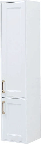 Шкаф-пенал Aquanet Бостон new R 35 00347184 белый сатин ручки золото Шкаф-пенал Aquanet Бостон new R 35 00347184 белый сатин ручки золото