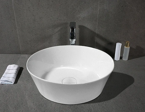 Раковина Ceruttispa CR0079A 360х360х120 накладная, белая, круглая Раковина Ceruttispa CR0079A 360х360х120 накладная, белая, круглая