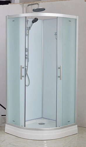 Душевая кабина Timo Imwei XN-09FS 90x90 стекло матовое, профиль хром Душевая кабина Timo Imwei XN-09FS 90x90 стекло матовое, профиль хром