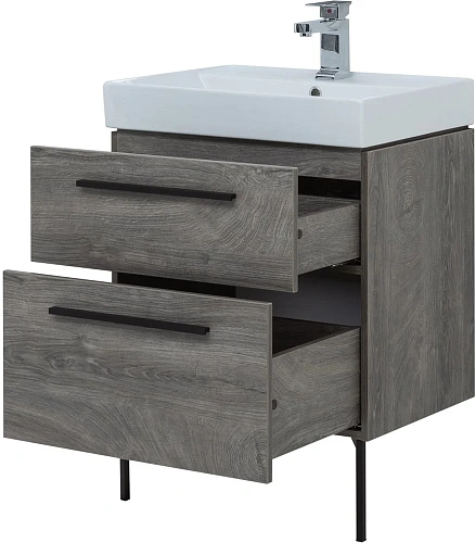 Комплект мебели Aquanet Nova 60 дуб рошелье (2 ящика) 00246281 Комплект мебели Aquanet Nova 60 дуб рошелье (2 ящика) 00246281