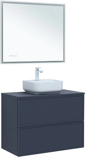 Тумба под раковину Aquanet Арт 90 маренго 00313266 напольная/подвесная Тумба под раковину Aquanet Арт 90 маренго 00313266 напольная/подвесная