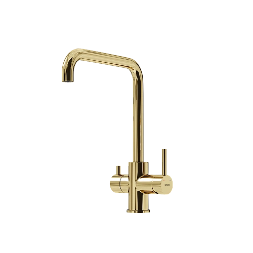 Смеситель для кухни SANCOS Vela SC4013ZG с возможностью подключения фильтра, полированное золото Смеситель для кухни SANCOS Vela SC4013ZG с возможностью подключения фильтра, полированное золото