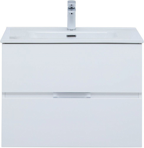 Тумба под раковину Aquanet Алвита New 70 2 ящика, белый матовый 00303909 Тумба под раковину Aquanet Алвита New 70 2 ящика, белый матовый 00303909