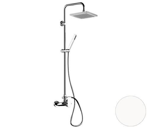 Душевая система Remer Energy EY37X7SS9SSBO, белый матовый Душевая система Remer Energy EY37X7SS9SSBO, белый матовый