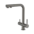 Смеситель для кухни IDDIS Umbra (UMBGMPFi05) с выдвижным изливом и каналом для фильтра, графит Смеситель для кухни IDDIS Umbra (UMBGMPFi05) с выдвижным изливом и каналом для фильтра, графит