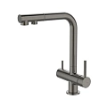 Смеситель для кухни IDDIS Umbra (UMBGMPFi05) с выдвижным изливом и каналом для фильтра, графит Смеситель для кухни IDDIS Umbra (UMBGMPFi05) с выдвижным изливом и каналом для фильтра, графит