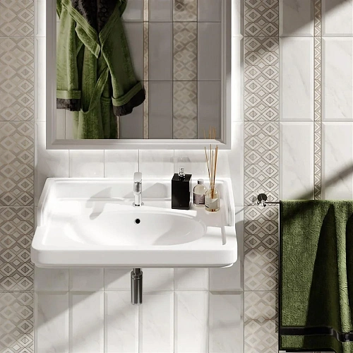 Раковина Kerama Marazzi POMPEI подвесная/мебельная 80, белая глянцевая PO.wb.80 Раковина Kerama Marazzi POMPEI подвесная/мебельная 80, белая глянцевая PO.wb.80