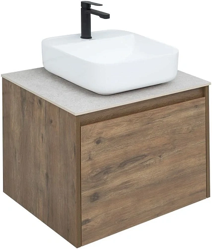 Тумба под раковину Aquanet Nova Lite 60 дуб рустикальный (1 ящик) 00249511 Тумба под раковину Aquanet Nova Lite 60 дуб рустикальный (1 ящик) 00249511