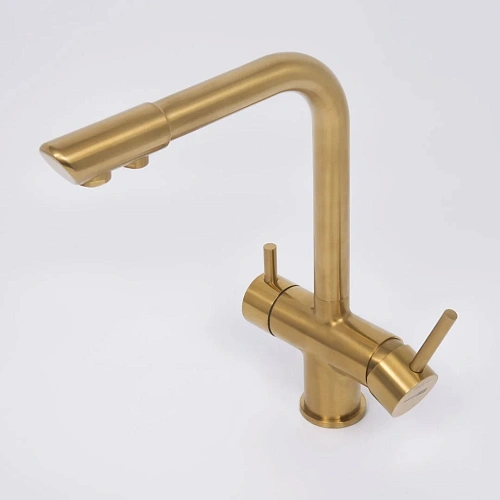 Смеситель для кухни WasserKRAFT A8387 под фильтр золото Смеситель для кухни WasserKRAFT A8387 под фильтр золото