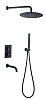 Душевая система Allen Brau Priority 5.31014-31 Черный матовый