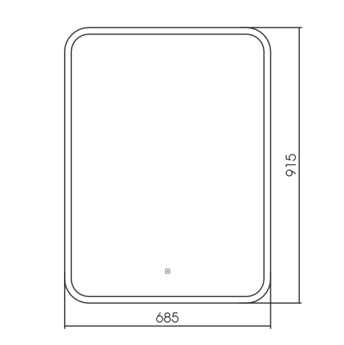 Зеркало Silver mirrors Стив-ТХ 685х915 сенсорный включатель, тепл.холод свет LED-00002893 Зеркало Silver mirrors Стив-ТХ 685х915 сенсорный включатель, тепл.холод свет LED-00002893