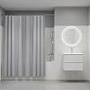 Штора для ванны IDDIS, P10PE18i11 200x180 см, PE, серый