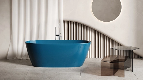 Ванна отдельностоящая Salini SOFIA LIGHT Без перелива 103611G из искусственого камня S-Sense Ванна отдельностоящая Salini SOFIA LIGHT Без перелива 103611G из искусственого камня S-Sense