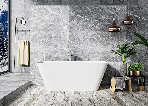 Ванна из искусственного камня CEZARES Solid Surface CZR-LINER-170-80-60-SSB 1700x800x600 Ванна из искусственного камня CEZARES Solid Surface CZR-LINER-170-80-60-SSB 1700x800x600