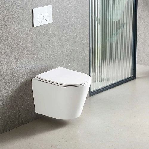 Унитаз подвесной Vincea Piatti VT1-11T безободковы, цвет белый, ультратонкое soft-close сиденье Унитаз подвесной Vincea Piatti VT1-11T безободковы, цвет белый, ультратонкое soft-close сиденье