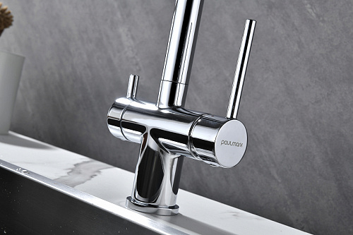 Смеситель для кухни Paulmark SERPENTINE хром Se213222-CR Смеситель для кухни Paulmark SERPENTINE хром Se213222-CR