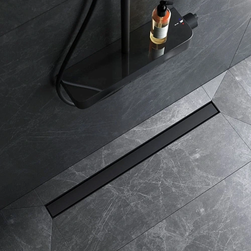 Душевой лоток AM.PM Master Flow W01SC-U11-090-04BM Tile 90см, черный матовый Душевой лоток AM.PM Master Flow W01SC-U11-090-04BM Tile 90см, черный матовый