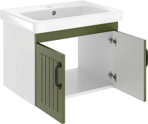 Комплект мебели DIWO Сочи 60 подвесная, зеленая 579274 Комплект мебели DIWO Сочи 60 подвесная, зеленая 579274
