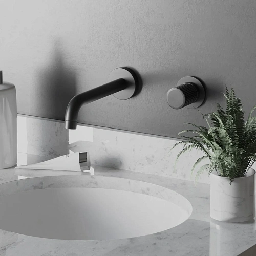 Смеситель для раковины Paini Cox Grip 7GPZ208 встраиваемый, черный матовый Смеситель для раковины Paini Cox Grip 7GPZ208 встраиваемый, черный матовый