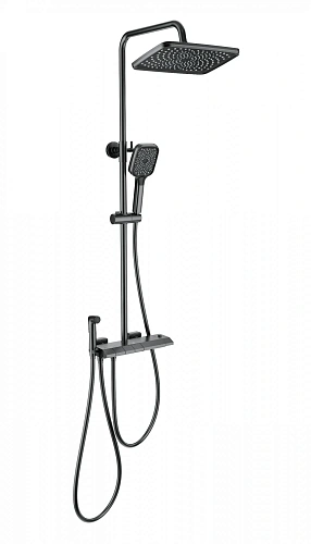 Душевая система Wonzon & Woghand с термостатом, темный графит (WW-B4132-A-BGG) Душевая система Wonzon & Woghand с термостатом, темный графит (WW-B4132-A-BGG)