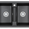 Кухонная мойка Granula 8101, ЧЁРНЫЙ, кварц 810х500 Кухонная мойка Granula 8101, ЧЁРНЫЙ, кварц 810х500