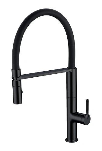 Смеситель для кухни Vincea VKF-114MB, черный Смеситель для кухни Vincea VKF-114MB, черный