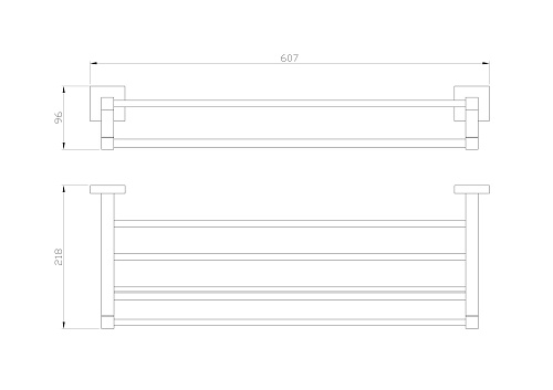 Полотенцедержатель Wonzon & Woghand темное золото (WW-8981-DG) Полотенцедержатель Wonzon & Woghand темное золото (WW-8981-DG)