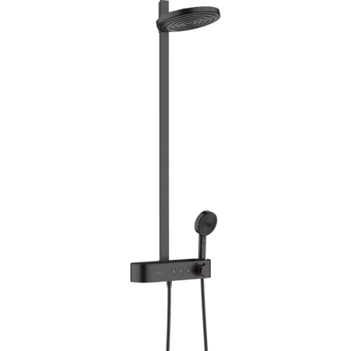 Душевая система Hansgrohe Pulsify S Showerpipe 260 2jet с термостатом для ванны 24241670, матовый че Душевая система Hansgrohe Pulsify S Showerpipe 260 2jet с термостатом для ванны 24241670, матовый че