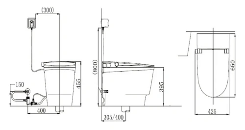 Унитаз напольный Orans Premium 809JD00 Унитаз напольный Orans Premium 809JD00