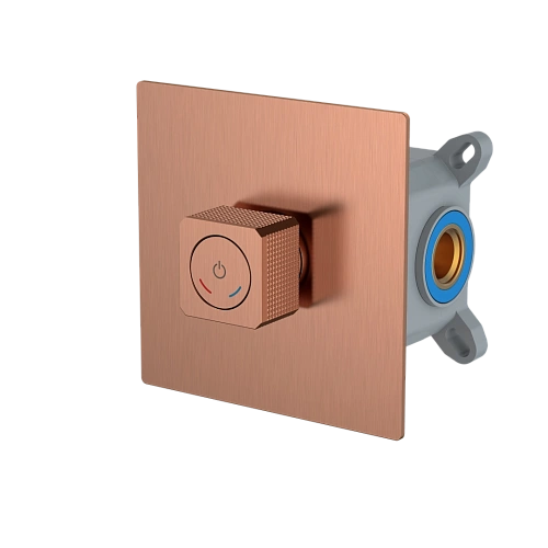 Смеситель для душа Boheme QUAD 154-5-CB встравиваемый Copper Brushed Смеситель для душа Boheme QUAD 154-5-CB встравиваемый Copper Brushed
