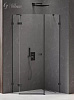 Картинка анонса товара «душевой уголок new trendy avexa black l 100x80x200 exk-3882 черный»