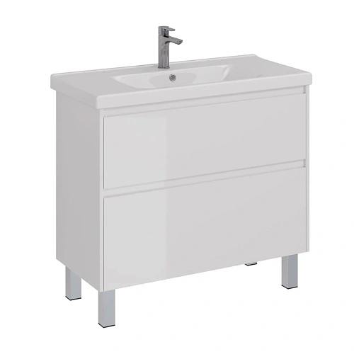 Тумба под раковину Lemark COMBI 100 см подвесная/напольная, белый LM03C100T Тумба под раковину Lemark COMBI 100 см подвесная/напольная, белый LM03C100T